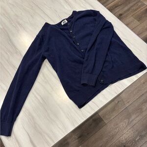 Old Navy Deep Blue Knit Cardigan